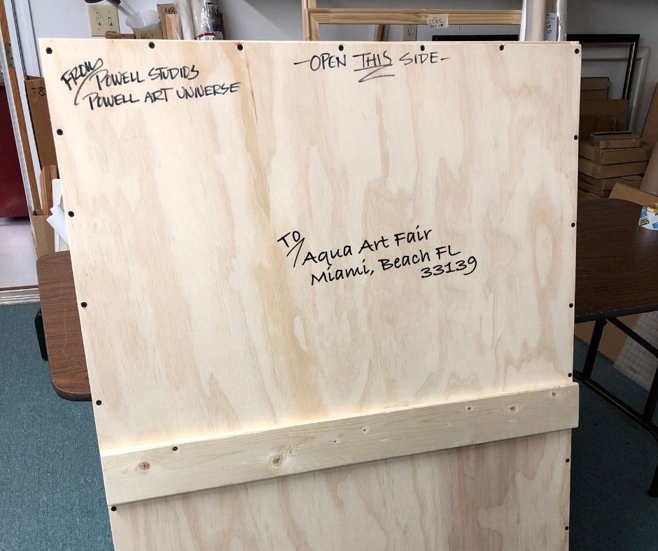 powellartverse's tweet photo. Art is packed up and ready to roll!!
#aquaartmiami #artmiamifairs #art_bound_miami #artbeatmiami #artmiamicontext #sagamore #artbasel #miami_style_magazine #miamimagazine #artmiami #artweek #basel #artbaselmiami #sagamoreart #wfor #art_miami #oceandrivemag #artandculturemiami https://t.co/Vc3SfoJyOE