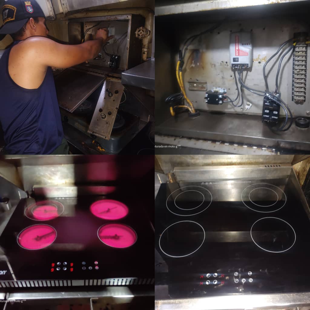 Se efectuó instalación de un tope de cocina eléctrica marca "SIRAGON" donada a la unidad por parte de la empresa INDUSALCA C.A para aumentar el bienestar de la dotación y operatividad de la unidad.

Guardacostas Somos Todos

Leales siempre.. Traidores Nunca!