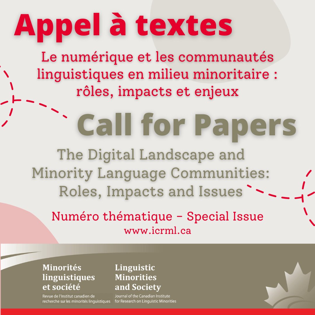 MLS_LMS's tweet photo. Appel à textes / Call for papers
Remise des manuscrits à partir du 31 mars 2023 / Submission of manuscripts starting as soon as March 31, 2023
FR : https://t.co/aypzHrA2tM
EN: https://t.co/kf0ZTCizK0 https://t.co/t8SnbfXO4i