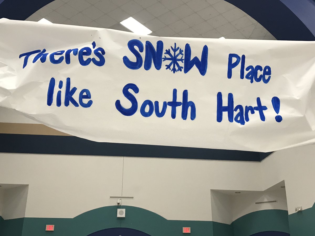 SouthHartES's tweet photo. There’s SNOW place like South Hart!!!! Thank you to our wonderful PTO volunteers for creating a magical winter wonderland for our students!!! https://t.co/77O1m3lBYR