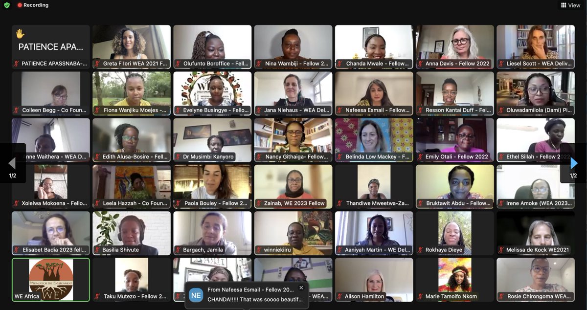 TheItaliopian's tweet photo. A year ago I graduated from the most transformative, inspiring &amp; grounding environmental leadership journey shaping my world ever since🌍🌿! Today we celebrated our remarkable 2022 @WomEnviroAfrica sisters as they go on to drop the keys to our 2023 sisters! This is WE🧡#WEAfrica https://t.co/9regKDbhAa