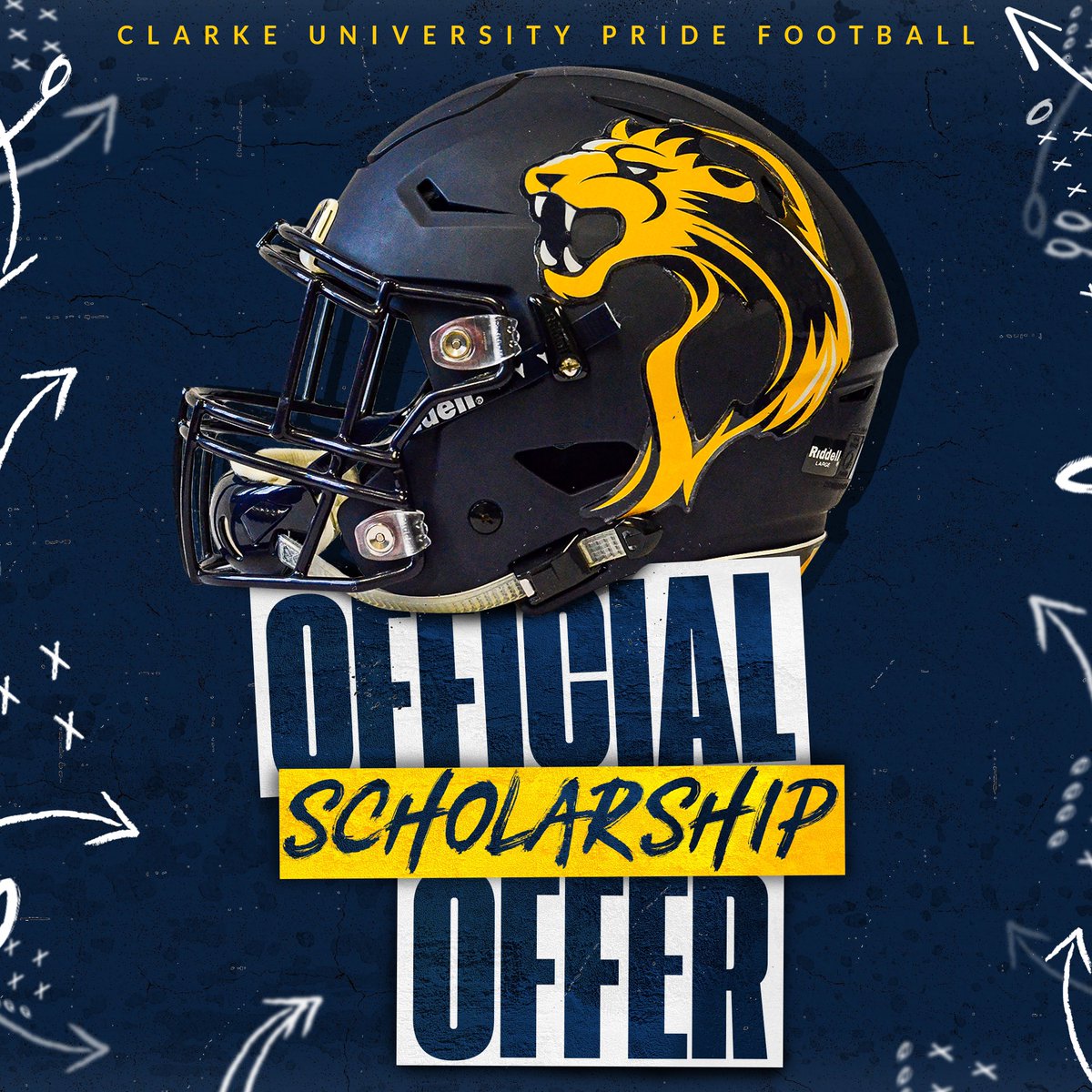 IsaiahDavidso62's tweet photo. Blessed to receive my 10th ⭕️ffer from Clarke University ..My 1st @NAIAFBALL @CoachHicksCU #AGTG https://t.co/qwQJXdQNfq