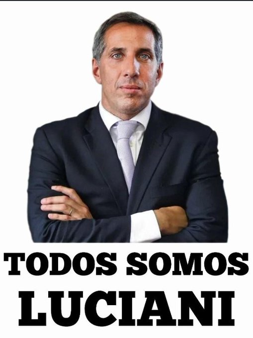 ame2246's tweet photo. Fuerza Fiscal Luciani, la mayoría de los argentinos estamos con Usted https://t.co/ee0NYJqnxT