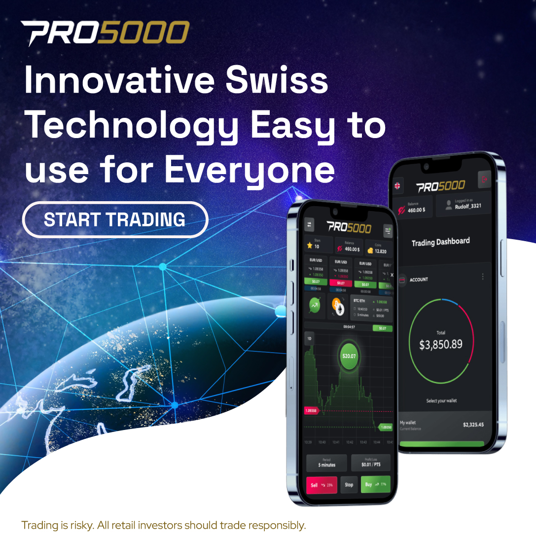 Pro5000Fx's tweet image. Innovative Swiss Technology Easy to use for Everyone.
Platform features you don’t want to miss. 
👉 Open your Instant Account and start trading with Pro5000 today!
➡️ pro5000.com
Trading is risky. All retail investors should trade responsibly.
#PRO500 #tradingplatform