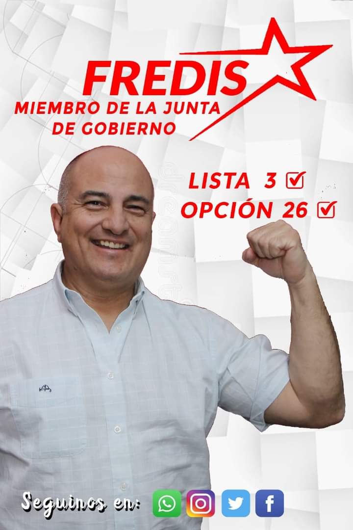 🟥 Fredis Francisco Estigarribia Cardozo  Miembro de la Junta de Gobierno #Lista3 opción 26 
Fuerza Republicana #ATM 
2023-2028 
■Wiens-Brunetti 
■MaritoANR
<a href="/FredisEstigarr2/">Fredis Estigarribia</a>