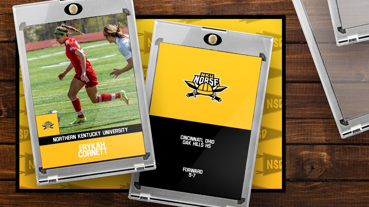 NKUNorseWSOC's tweet photo. Welcome to 𝗡𝗢𝗥𝗦𝗘 𝗡𝗔𝗧𝗜𝗢𝗡, @CornettErykah 👏

The Cincinnati product led Oak Hills to the GMC Championship 🏆 + was named All-Conference + All-District her senior season w/ 13 G + 21 A in 2022

She was also a two-sport standout w/ the Oak Hills basketball team

#NorseUp https://t.co/ylCz4xW4FM