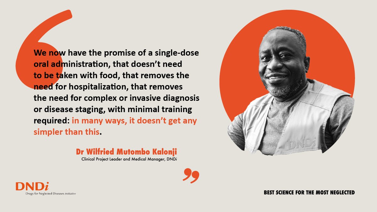 We are happy to announce that we now have a simpler treatment for #sleepingsickness with 95% efficacy. The study results were published in @TheLancetInfDis

The single-dose of acoziborole💊 is being developed by @DNDi and @sanofi. #beatNTDs

Read more➡️ bit.ly/3EP4oeD