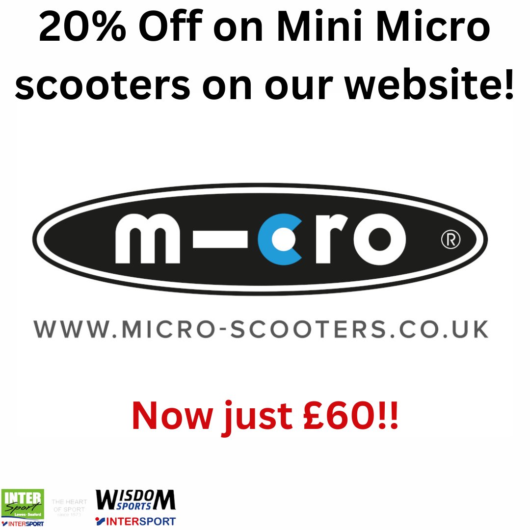 Very limited colours on our Mini <a href="/microscooters/">Micro Scooters UK</a> Deluxe Scooters which are now ONLY £60 on:
 
gameforlife.co.uk/collections/mi…

Check them out!!

#sale #christmas2022 #scooter