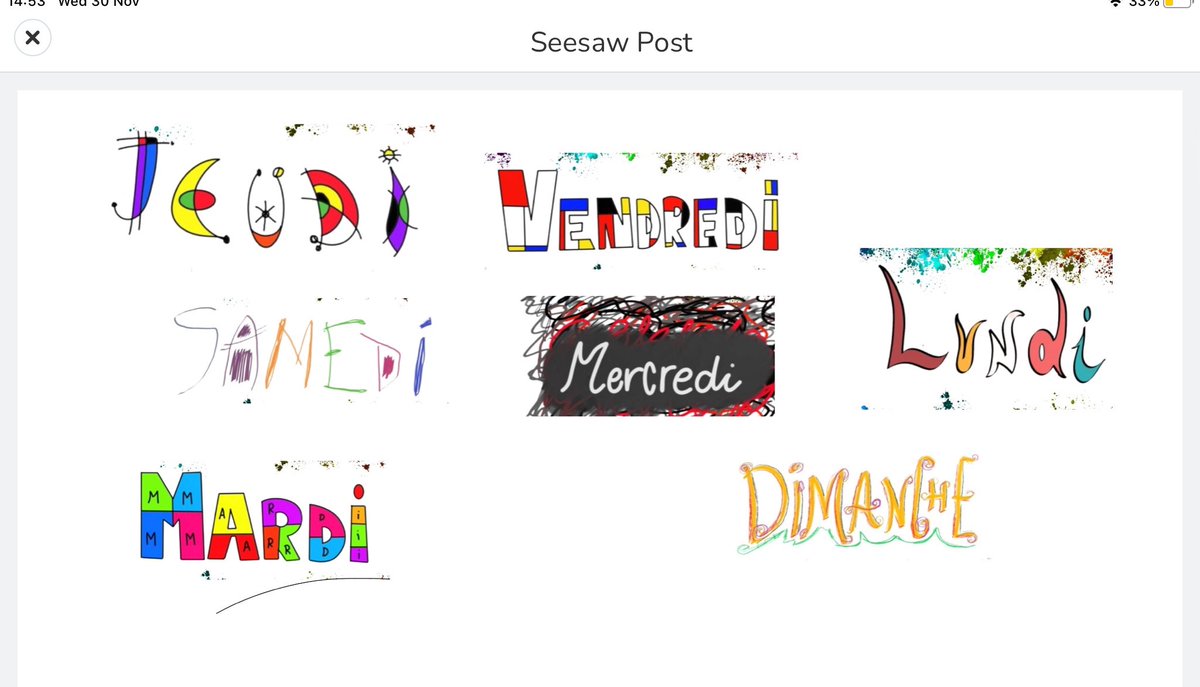StrettonStMatts's tweet photo. Year 3 had lots of fun ordering the days of the week and creating voice notes to show their learning. #SSM #SSMYear3 #SSMFrench @network_primary https://t.co/49bUTl8idP