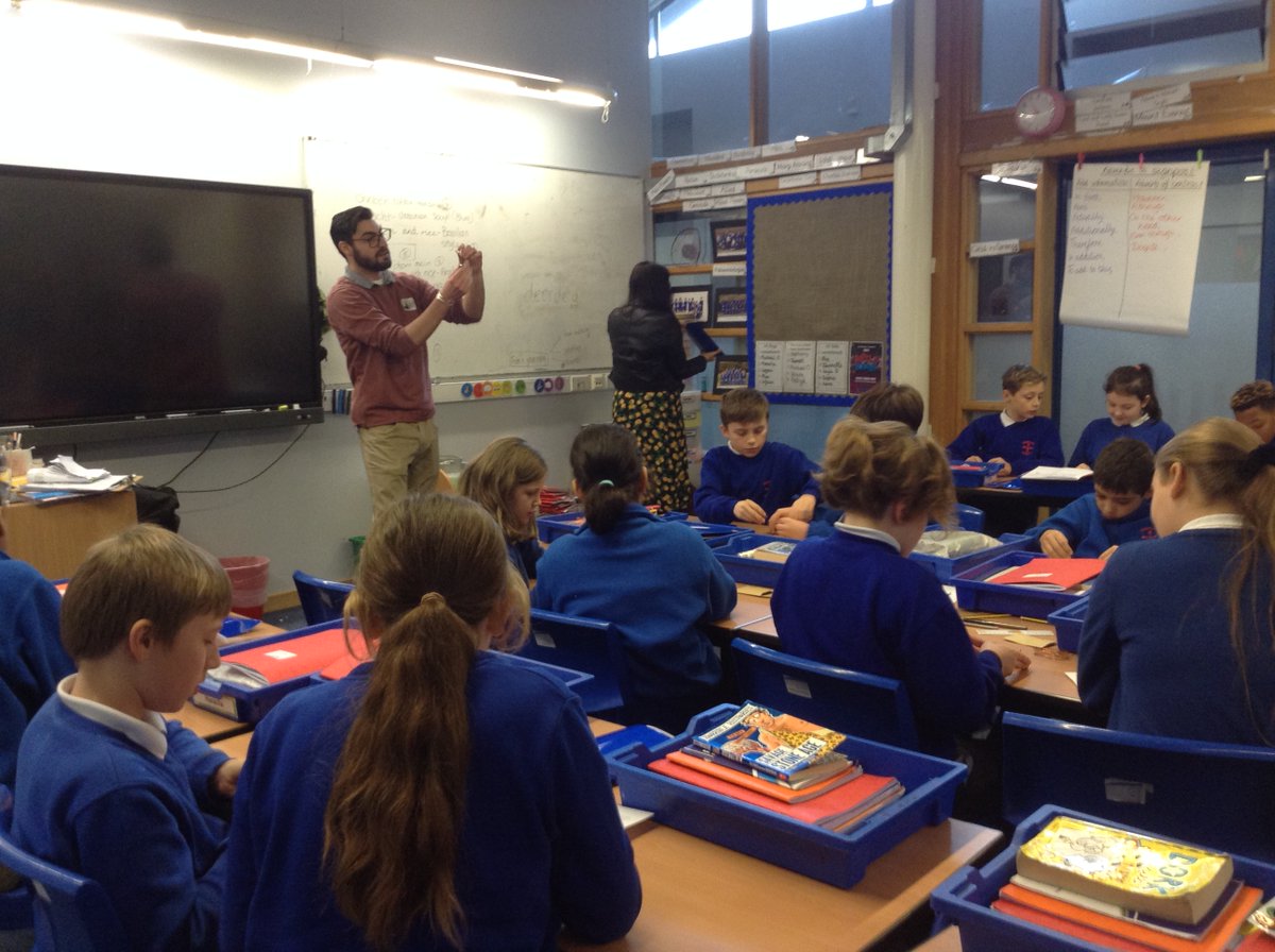 Miss_KStuart's tweet photo. Thank you to @FEMMhub from @sheffielduni for coming to @TemplarsPrimary to share your work on Electrical Engineering with Year 6. 6S had a super time! https://t.co/AmgBUkmba4