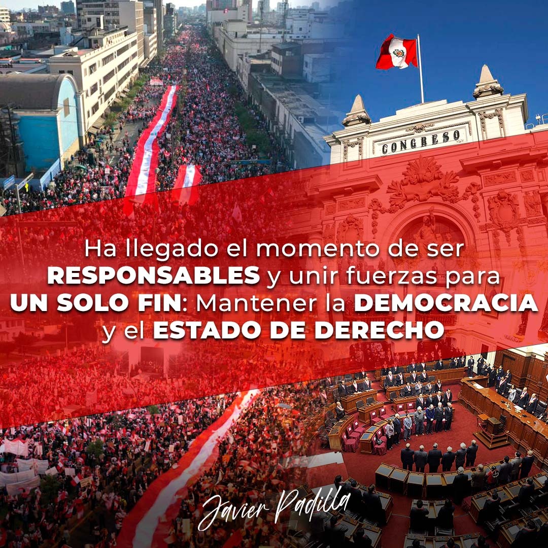 📌#IMPORTANTE /Pasemos a la historia como congresistas del Bicentenario que se unieron por un fin común: Salvar el estado de derecho y la economía de todos los peruanos.
🇵🇪Trabajamos por mantener la libertad y la democracia asi como una visión de desarrollo del país!