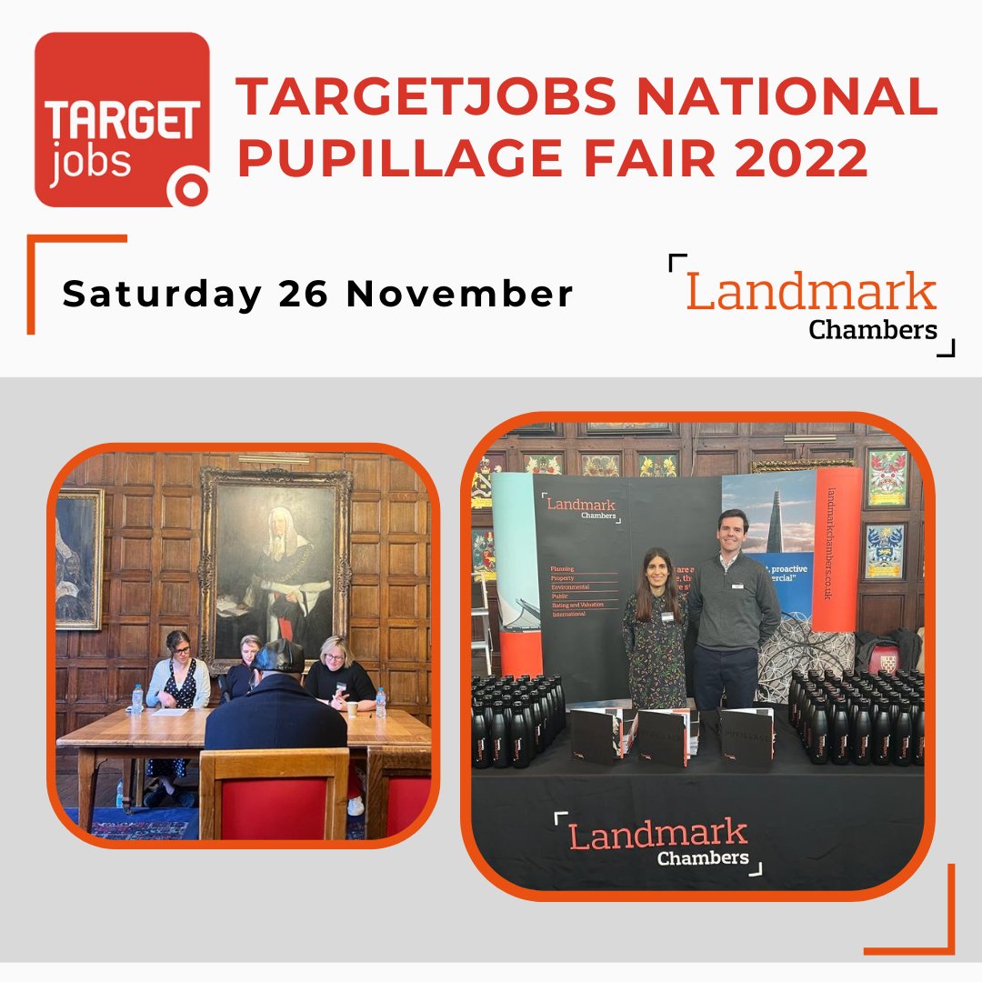 Thank you to everyone who attended Landmark Chambers' stand at the weekend, during the @TjobsEvents National Pupillage Fair. We were delighted to be joined by so many prospective pupils.

#TJPupillageFair #NationalPupillageFair #Pupillage2024 #LawStudent