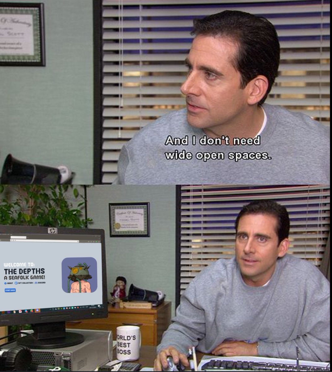 AlgoBright's tweet image. Michael knows what&apos;s up, but do you? 

🚨SEAFOLK GAME INCOMING🚨

Join the folk fam and come diving with us. 🤿🌊
#JustKeepDiving
Game launch date TBA. Keep an eye out on socials.👁
@theseafolk