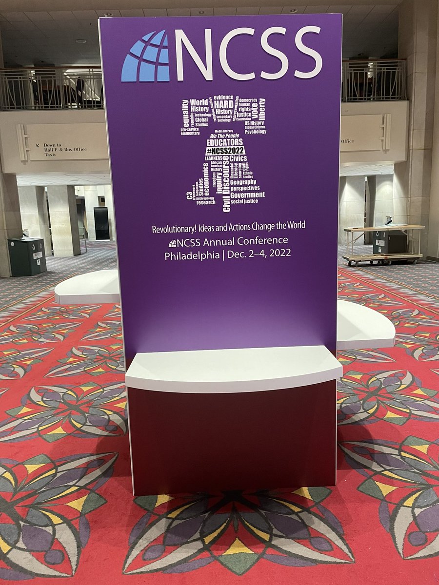 NCSSNetwork's tweet photo. Good morning from Philly! #NCSS2022 prep is still underway. Things are coming together! https://t.co/1Y8mRp6lHN