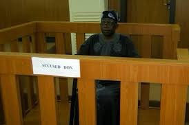 This is where Bola Ahmed Tinubu belongs. In a accused box telling Nigerians where he is from, where he schooled, his real age, his narcotic dealings, and corrupt practices.