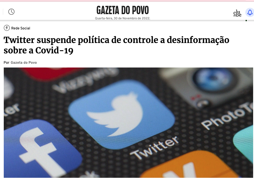 Freedom! Elon Musk é o cara. Respeita a LIBERDADE com a HUMILDADE de que não cabe a ele ou ninguém ser o "dono da verdade", preservando assim o método científico e o livre debate. Arrogantes autoritários não curtiram, mas a sociedade ganha com isso. 👏👏👏