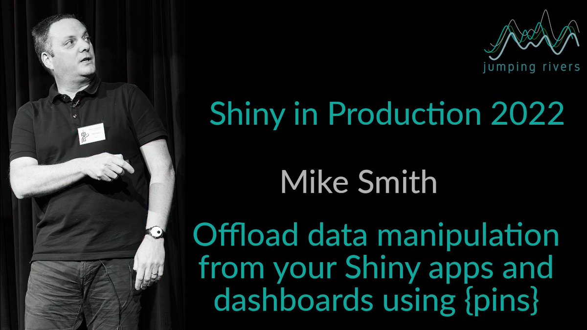 Our final talk recording from #ShinyInProduction is Mike Smith ✨ Mike highlighted the benefits of separating out your data importing and pre-processing from your #Shiny app using {pins} 📌

youtu.be/P4F35qieIhQ

#RStats #datascience