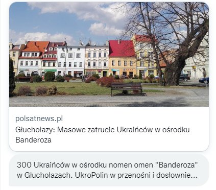 HanterPoen's tweet photo. Nad #Banderoza Opatrzność czuwa i potruła przeklętych banderowców. #StopUkrainizacjiPolski #StopPrzesiadlaniu7MILukrów #wieszwiecej #wiemlepiej #StopUkroPolin🇺🇦🇮🇱🔯 https://t.co/KPP20BV5X3