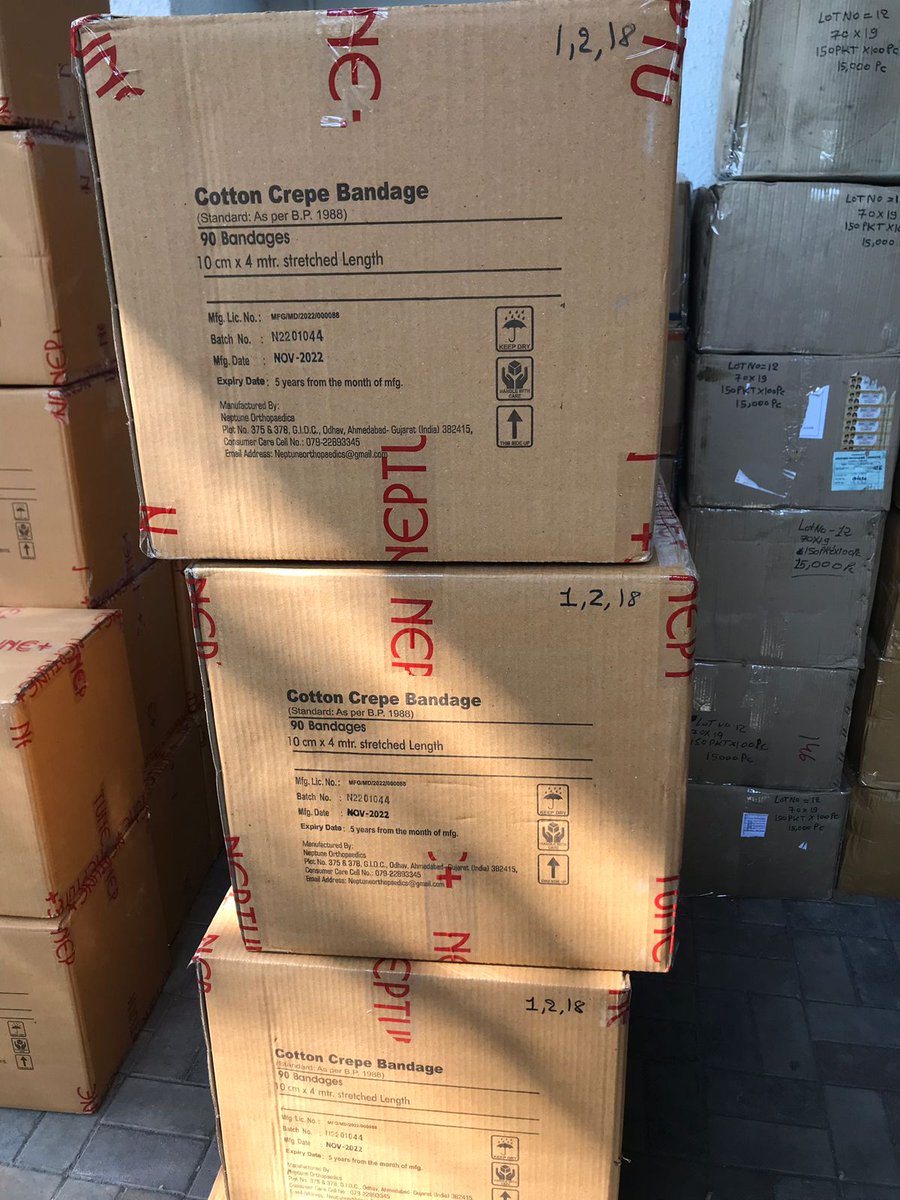 baraioverseas's tweet photo. ๐ Congratulations to AR International for Exporting Crepe Bandages (in own brand) to Nepal ๐ณ๐ต under 100% Advance Payment Terms
(50% Advance againt Proforma Invoice & 50% before Dispatch)
๐ฒ #BOClient
Ravish Gupta
+91 7566194206
#WORKandLEARN https://t.co/XClmCsf38F