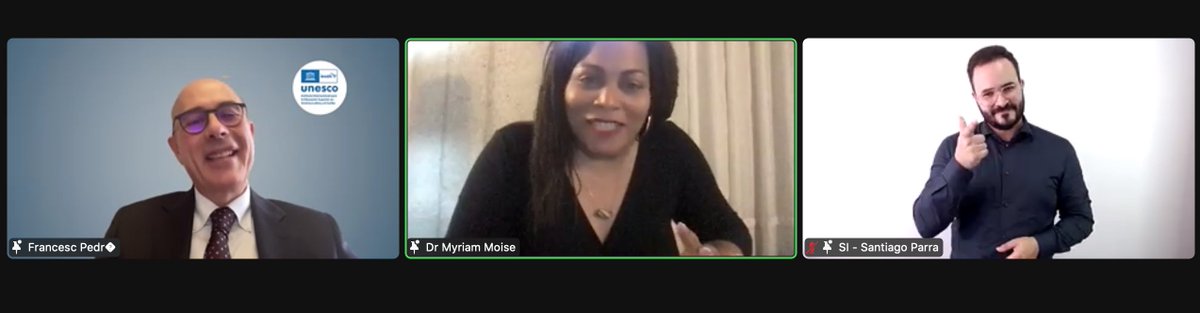 UNESCO IESALC #EducaciónSuperior #HigherEducation (@unesco_iesalc) on Twitter photo #Join #Now <a href="/Myriam_Moise/">Myriam Moïse</a>, Vice-President at <a href="/UnivAntilles/">UnivAntilles</a> and Secretary-General at <a href="/UC_1Caribbean/">Universities Caribbean</a>, in the webinar on the "The #UNESCO World Higher Education Conference: The Caribbean Perspectives" ➡️ bit.ly/3VidB6r #Join #Now <a href="/Myriam_Moise/">Myriam Moïse</a>, Vice-President at <a href="/UnivAntilles/">UnivAntilles</a> and Secretary-General at <a href="/UC_1Caribbean/">Universities Caribbean</a>, in the webinar on the "The #UNESCO World Higher Education Conference: The Caribbean Perspectives" ➡️ bit.ly/3VidB6r