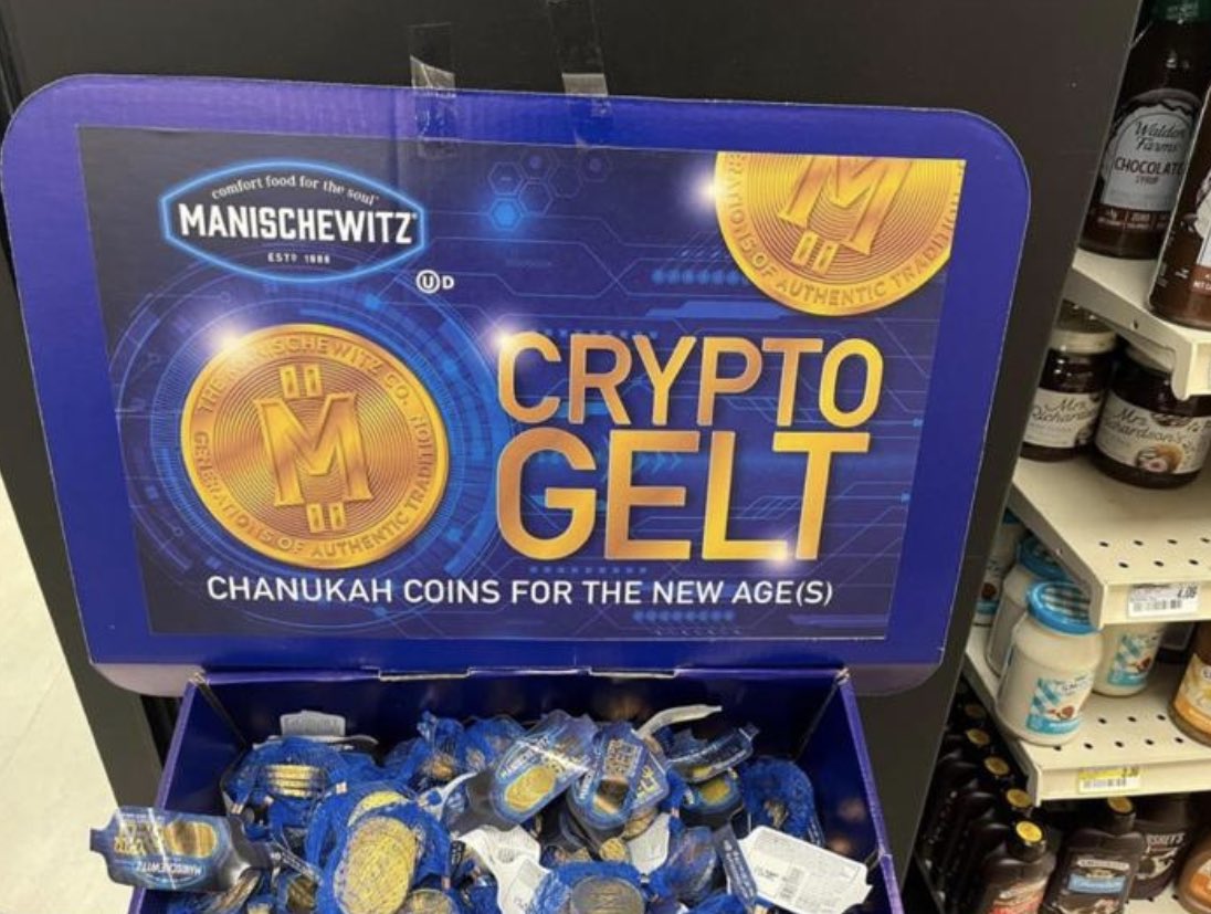 It’s just the wrapper, no chocolate inside.