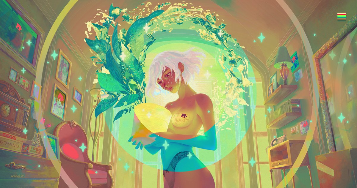 orabelart's tweet photo. If you have any question about the piece, its meaning, a detail, or the process, feel free to ask in comment or in dm. Thanks to everyone who shared the news and waited for its release. Love y'all! ✨🖤🤍✨ https://t.co/mXGQ0PRUyr