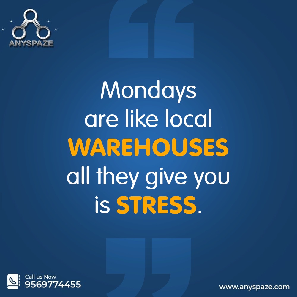 But not when you are with Anyspaze! We have a dedicated team that provides you with the leading warehousing solutions. Contact us today.
.
.
.
#anyspaze #memesdaily #memes #warehousechallenges #warehousingindia #warehouses #warehousing #logistics #logisticsmanagement #Qatar2022