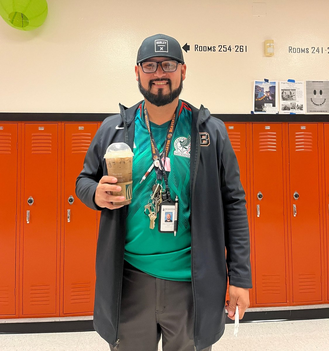 BeavertonHigh's tweet photo. #TreatoftheWeek to our Campus Monitor Jose! He is the best! Thanks for nominating him, and make sure to say "HI" to Jose when you see him around campus. #CommunityConnectsUs #ChooseKind https://t.co/130lM3Fe0G