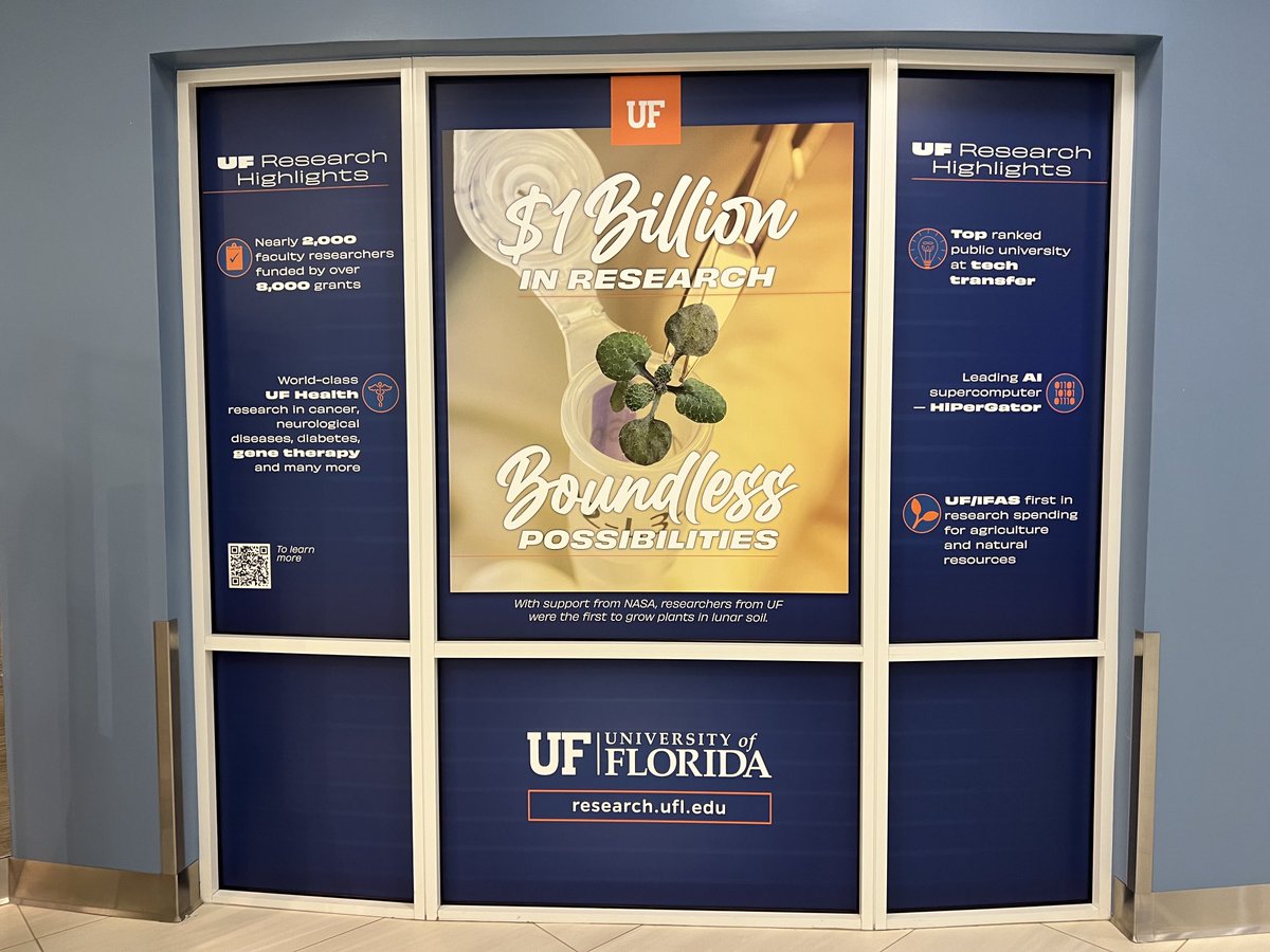 Michael Okun (@michaelokun) on Twitter photo Having joined <a href="/UF/">FLORIDA</a> in 2002 and watched 20 years of research growth as a positive force I was moved to see this when walking through the airport today. 1 billion in research and think of how many lives impacted! <a href="/FixelInstitute/">Norman Fixel Institute for Neurological Diseases</a> <a href="/UFMBI/">UF McKnight Brain Institute</a> <a href="/UFMedicine/">UF Medicine</a> Having joined <a href="/UF/">FLORIDA</a> in 2002 and watched 20 years of research growth as a positive force I was moved to see this when walking through the airport today. 1 billion in research and think of how many lives impacted! <a href="/FixelInstitute/">Norman Fixel Institute for Neurological Diseases</a> <a href="/UFMBI/">UF McKnight Brain Institute</a> <a href="/UFMedicine/">UF Medicine</a>