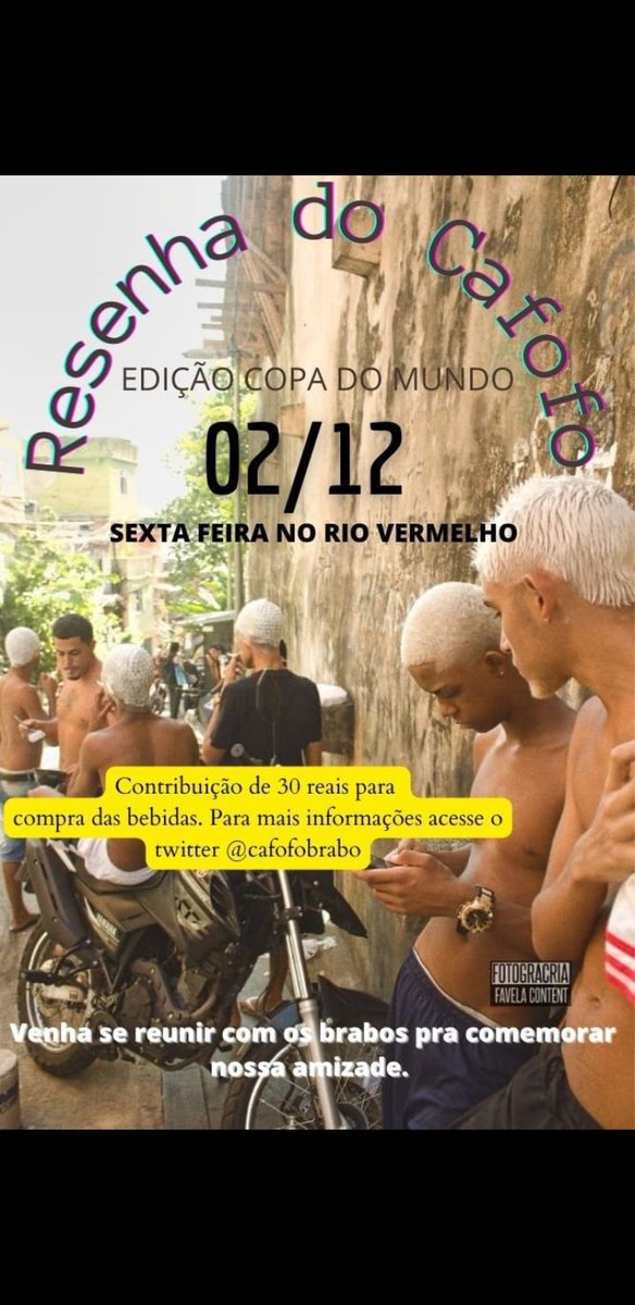 Não sabe pra onde ir sexta feira 02/12 ? Te convido pra resenha pós jogo no #CafofoDosBrabo muita alegria, resenha , putaria , e fazer amizades novas espero vocês lá 😈🇧🇷🥰 
Maiores informações <a href="/cafofobrabo/">Disponível ❤️‍🔥</a>