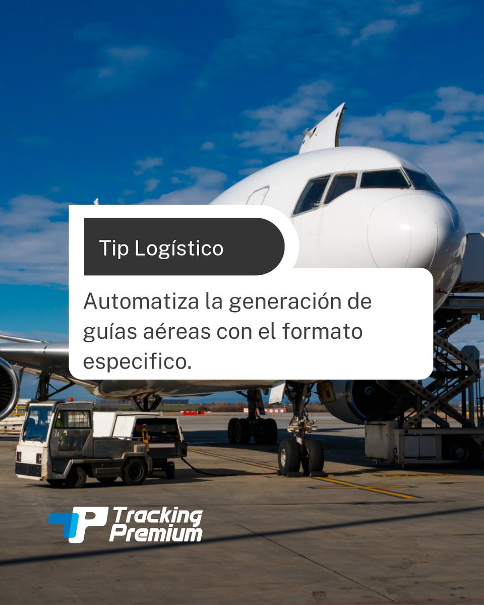 trackingpremium's tweet image. 🔥La guía aérea es un documento de embarque utilizado por las aerolíneas para el flete aéreo. Este tipo de contrato de transporte debe incluir las condiciones del mismo y las disposiciones acordadas. 

Ahora podrás crear guías aéreas con trackingpremium. 
#enviosinternacionales