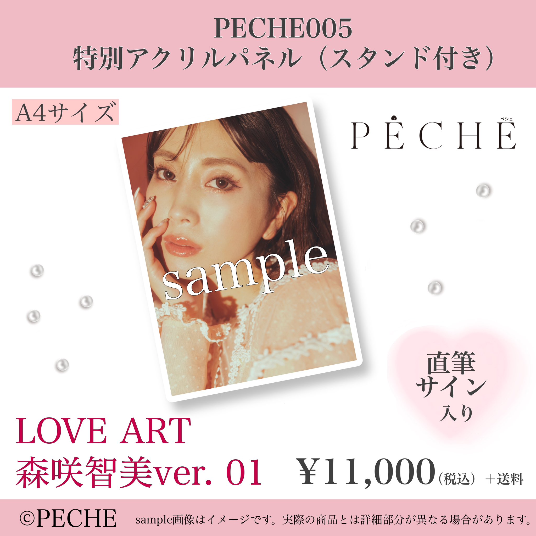 オリジナル 森咲智美 EXMAX 直筆サイン入りチェキ 当選品 キャラクター