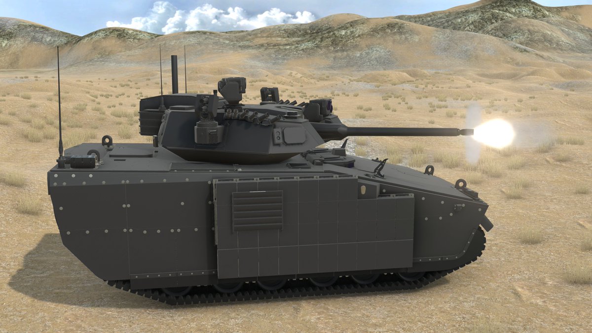 圖 BAE公開新型步兵戰車設計