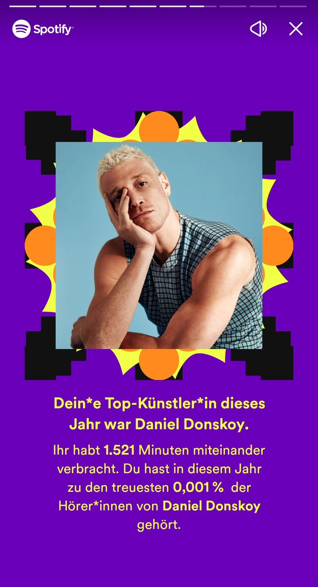 MrsManchester02's tweet photo. Second year in a row 🤌😁 ...
@DanielDonskoy @picturethis
#TomOdell
#obsessed 🤩😁 #Robbedme #SpotifyWrapped https://t.co/MMXsalmPxe