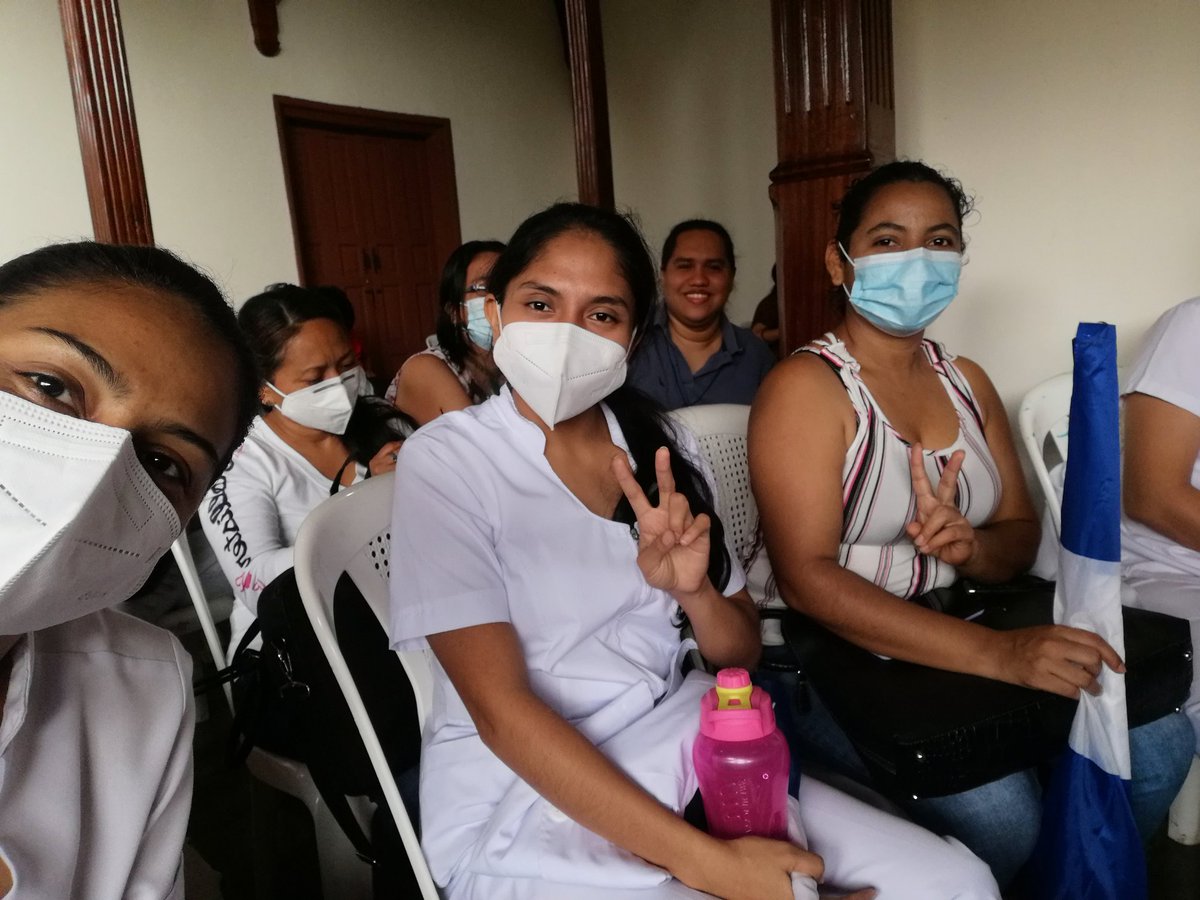 gamanef's tweet photo. Recibiendo excelentes noticias de reconstitución de derechos como docentes horarios de la UNAN-LEÓN. GRACIAS FSLN POR SU APOYO y acordarse de nosotros.
VIVA 🙌 EL FSLN
#LeonRevolucion
#UVEDenisSilva
#UnidosVencemosVenceremos
#SIPROES
#UNANLEÓN https://t.co/Gg0NQmd5WJ