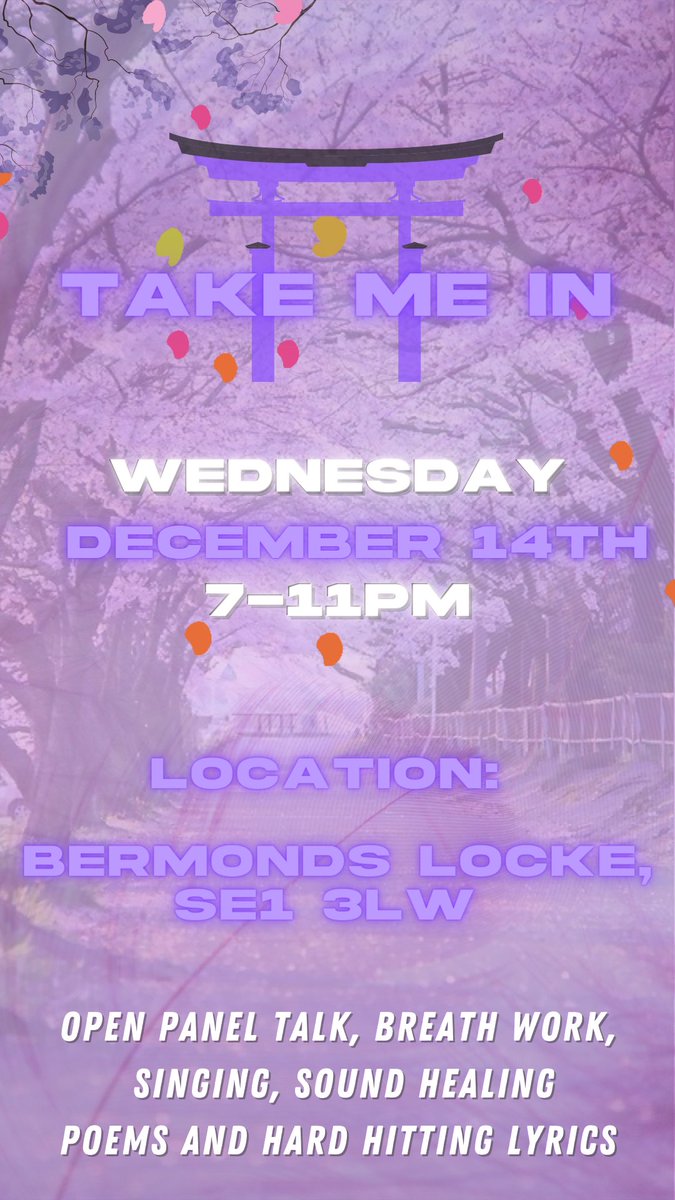 TakeMeInLDN's tweet image. 14th December