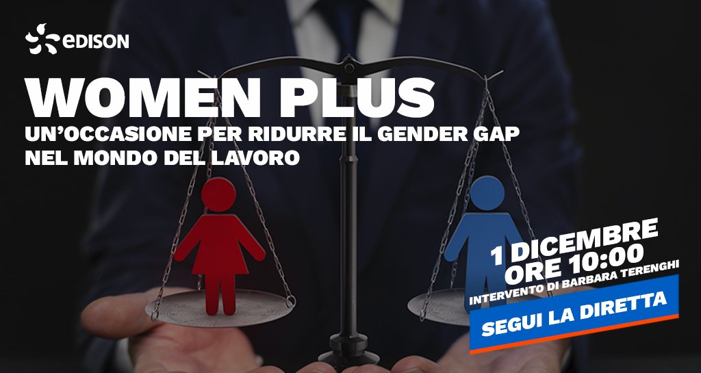 EdisonNews's tweet photo. Favorire l’orientamento professionale e l’occupazione delle donne nel mondo del lavoro. Parleremo del nostro impegno per ridurre il #GenderGap all’evento di @4W4Inclusion. Per partecipare ➡️ https://t.co/OQuuTQUPgG
#energiachecambiatutto https://t.co/otqDxix5eY