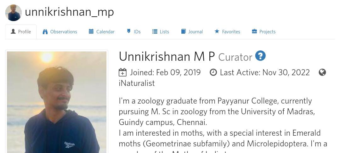 keralabio's tweet photo. Congrats @zalmorapolymne1 
for Curatorship at @inaturalist 
He is our 2nd Curator after @firos_ak from Kerala, India.
#iNatKerala #KeralaBiodiversity #MothsofKerala
(Curators are iNat users who volunteer to help keep our taxonomic data up to date and help deal with other issues) https://t.co/TM8pRA99Wq