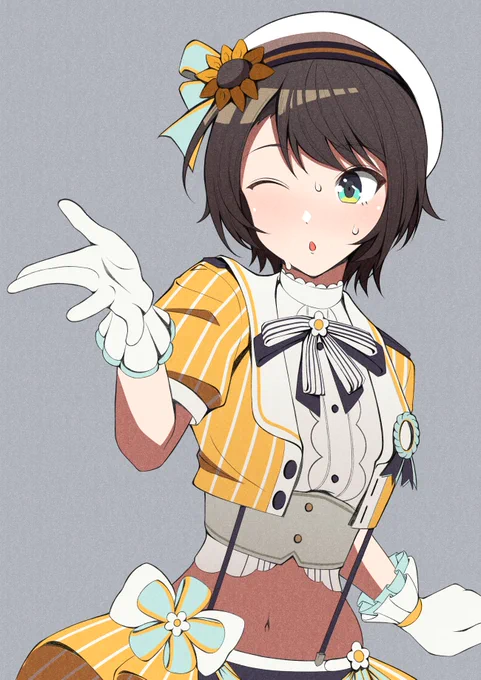 ライブの時にテンション上がって投げキッスしちゃうスバル(このあと各所からイジられてクソほど後悔する) #プロテインザスバル 