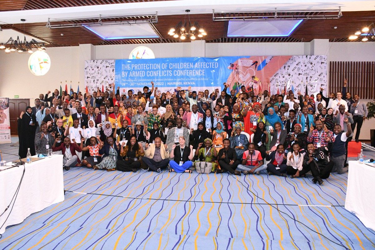 Johnnybrown_ke's tweet photo. Light moments and a photo session as we wrapped up #CAACConference2022 on
#ProtectingChildrenInConflict
#StopWarOnChildren https://t.co/s93nD1nuzU
