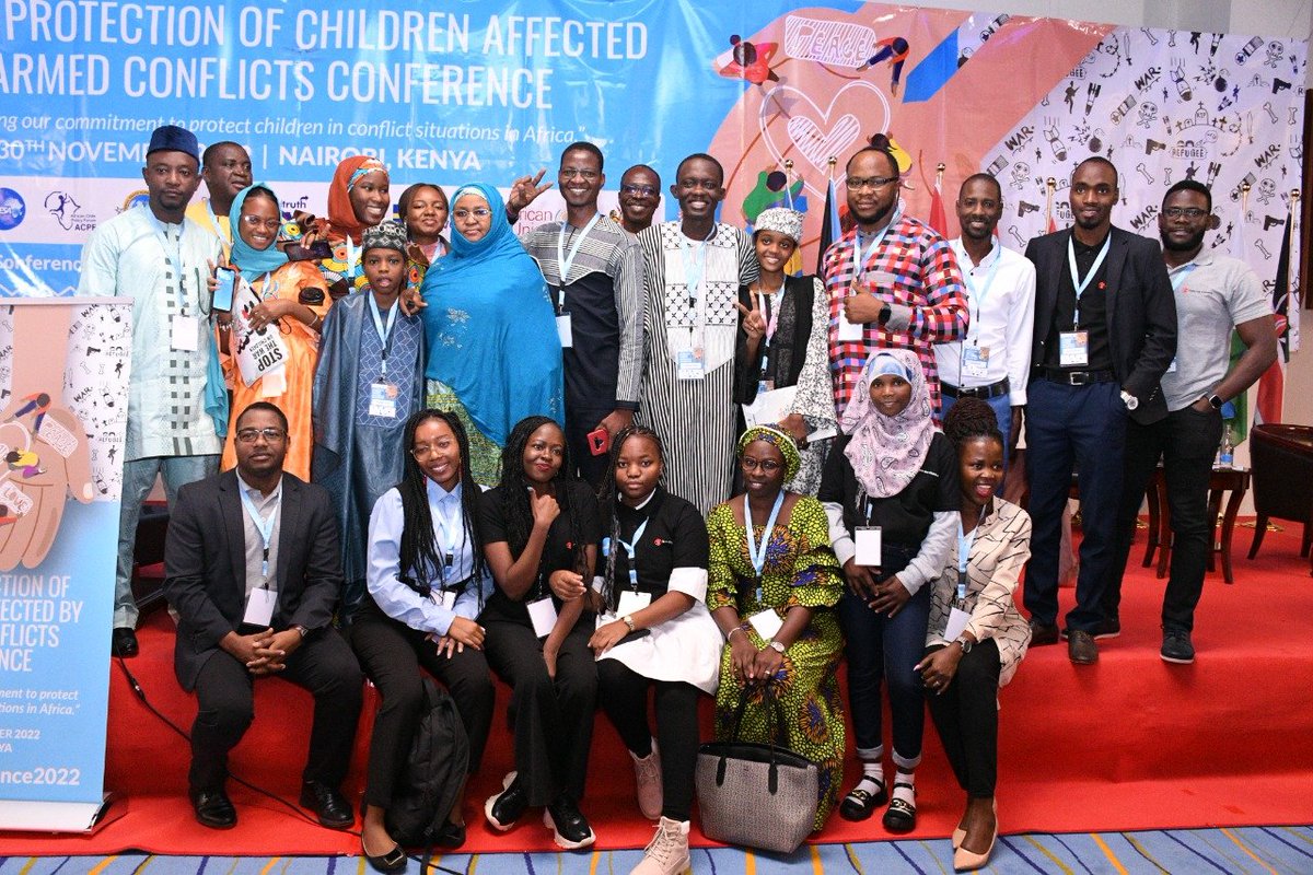 Johnnybrown_ke's tweet photo. Light moments and a photo session as we wrapped up #CAACConference2022 on
#ProtectingChildrenInConflict
#StopWarOnChildren https://t.co/s93nD1nuzU