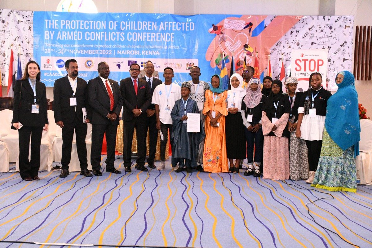 Johnnybrown_ke's tweet photo. Light moments and a photo session as we wrapped up #CAACConference2022 on
#ProtectingChildrenInConflict
#StopWarOnChildren https://t.co/s93nD1nuzU