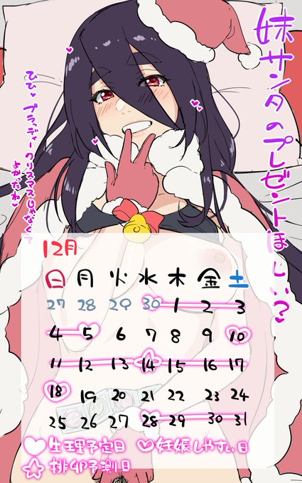 12月たかをカレンダー 