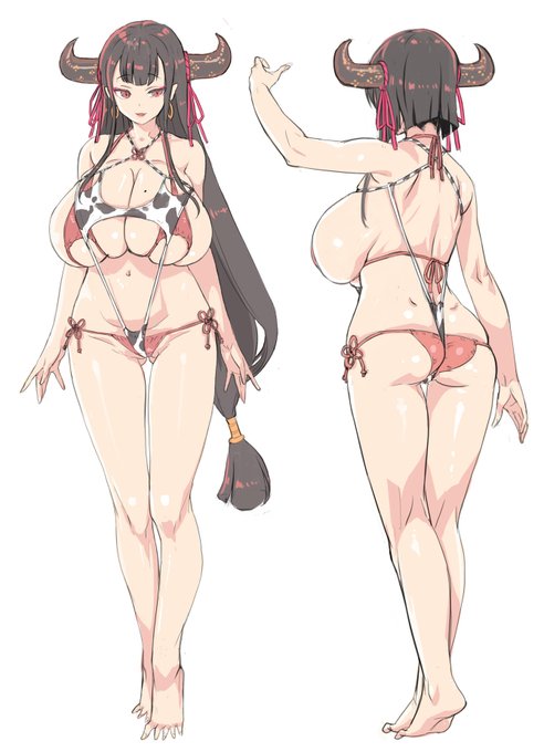 おしりは顔を見せにくいから設定絵とかばかりで1枚絵って少ない 