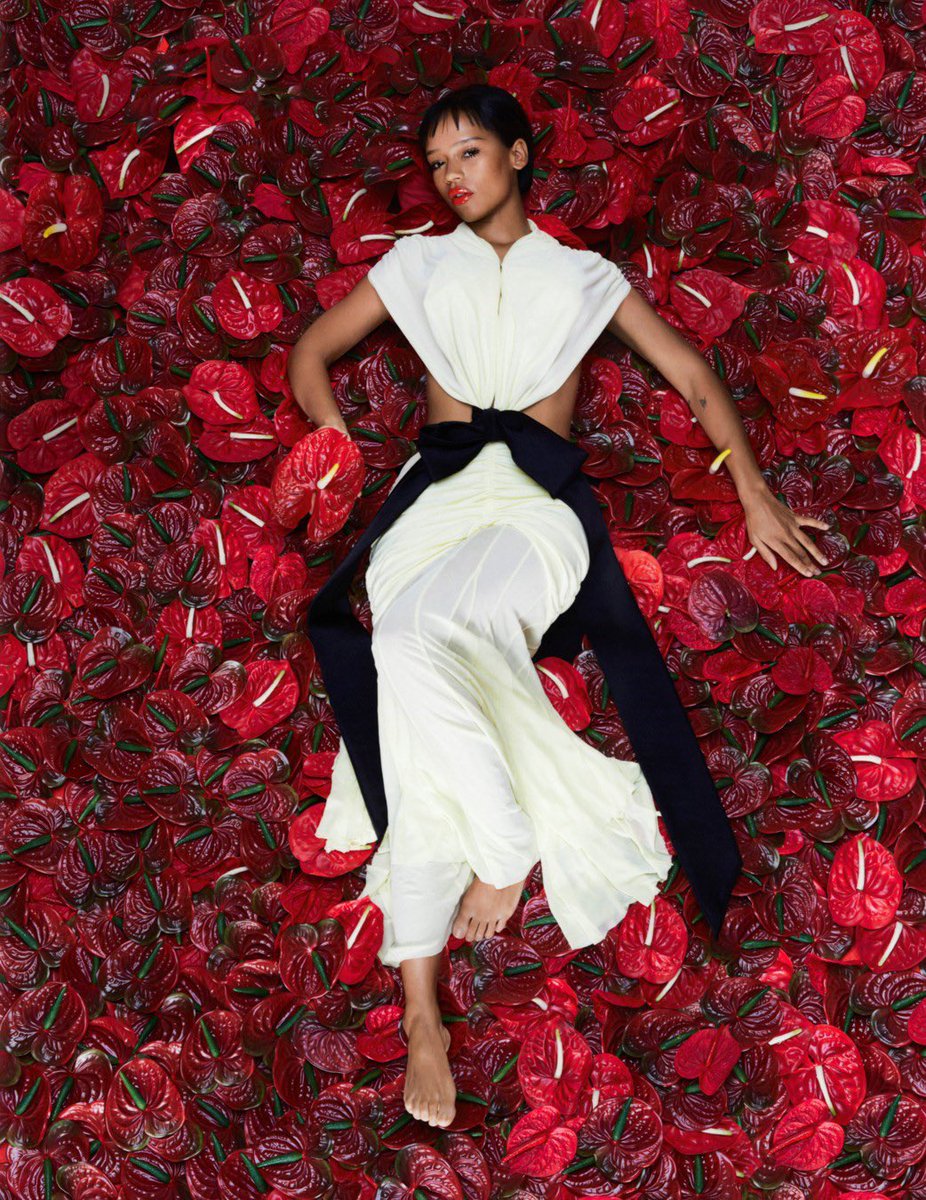 StreetFashion01's tweet image. Taylor Russell for DAZED!