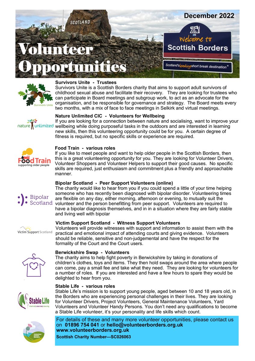 Volunteer tweet media