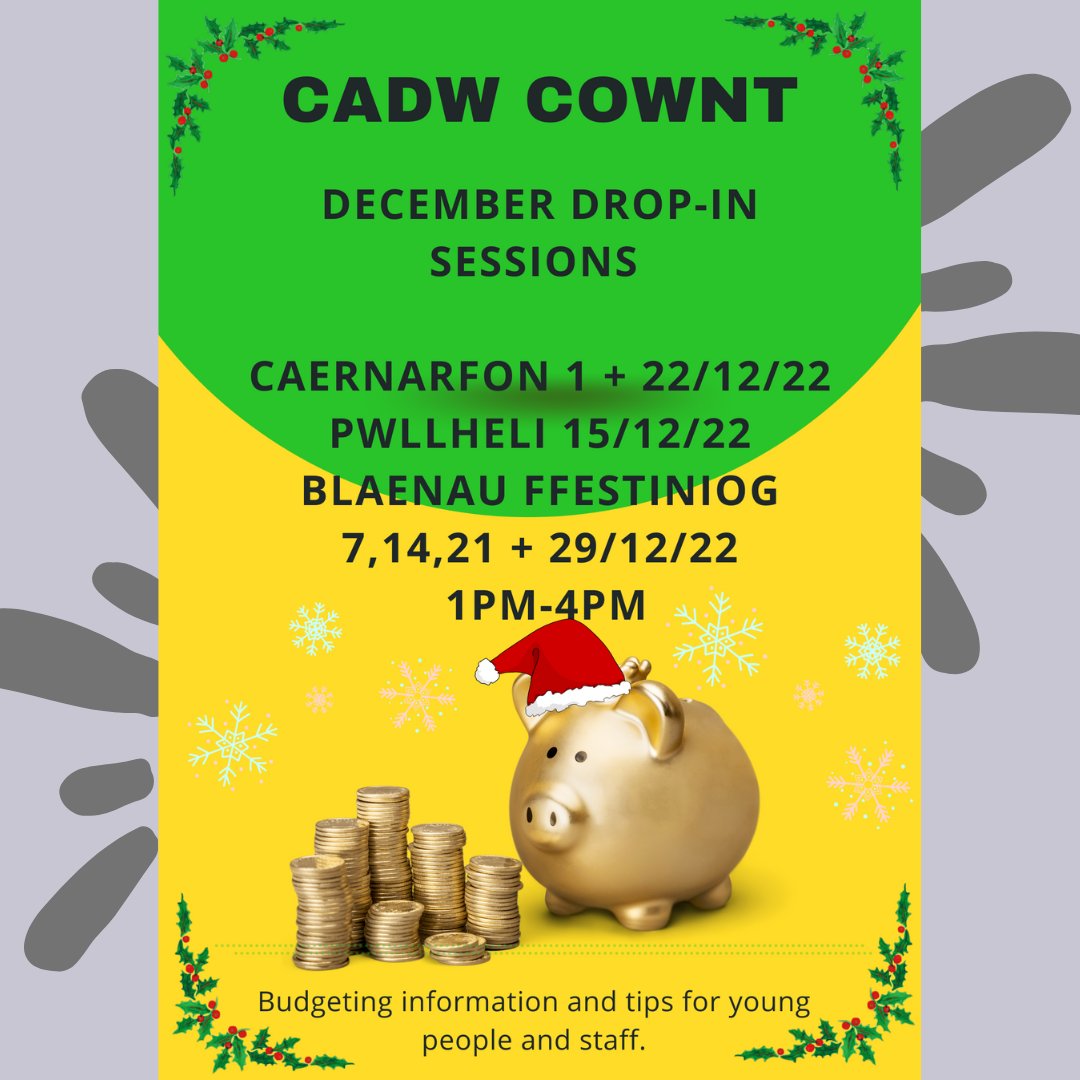 Gisdacyf's tweet photo. With the current cost of living pressures, it is more important than ever that we have support for financial concerns.
If you are a young person aged 16-25 and looking for tips or a chat about budgeting, drop-in to one of the weekly Cadw Cownt sessions.

nia-haf.jones@gisda.co.uk https://t.co/g5T8BwzaOX