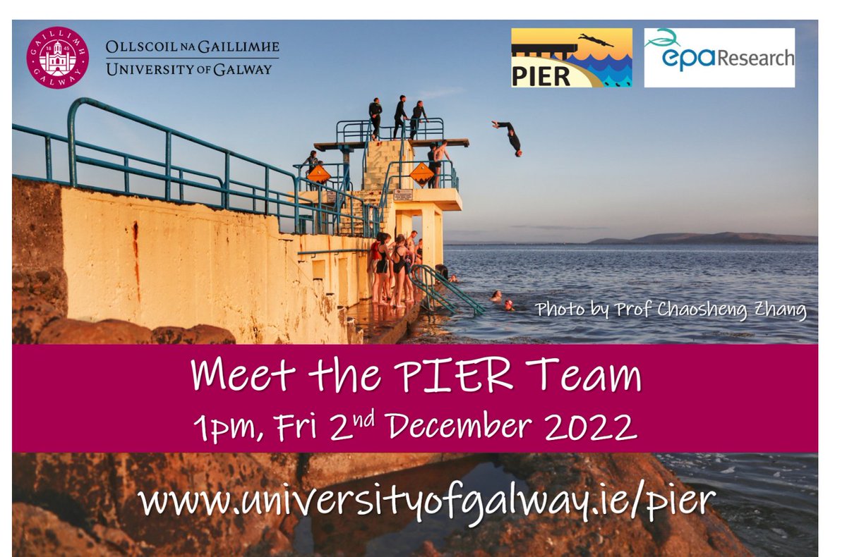 PIER Project (@pierproject) on Twitter photo PIER Meet the Team event is live on Zoom this Friday Dec 2nd at 1pm Irish time.
Catch up with everything that has been going on in the <a href="/EPAResearchNews/">EPA Research News</a> PIER project over the last year!
Register here: eventbrite.ie/e/470972390097
Photo by <a href="/ZhangChaosheng/">Chaosheng Zhang</a> PIER Meet the Team event is live on Zoom this Friday Dec 2nd at 1pm Irish time.
Catch up with everything that has been going on in the <a href="/EPAResearchNews/">EPA Research News</a> PIER project over the last year!
Register here: eventbrite.ie/e/470972390097
Photo by <a href="/ZhangChaosheng/">Chaosheng Zhang</a>