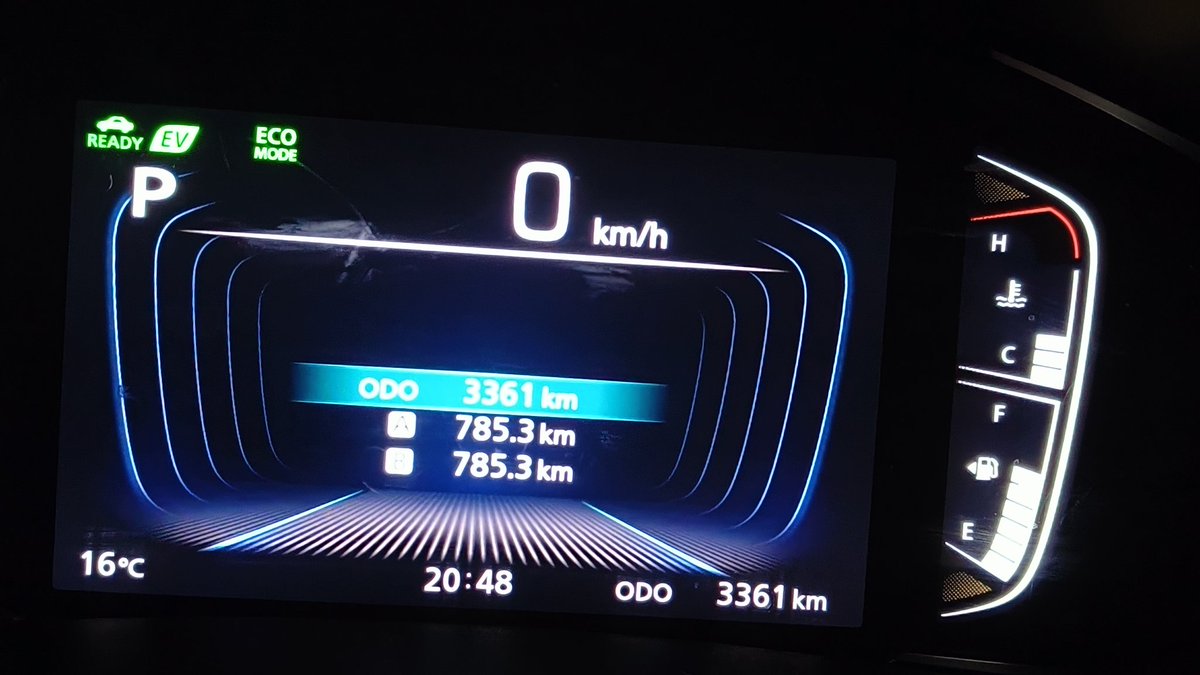 BunnyPunia's tweet photo. Day 1 ends at 785km @ 35.3kmpl
- one hour wasted at Udaipur due to massive pile up @ outskirts
- gained back some economy in past 1 hr @ dark
- 884 range left. Mumbai is only 650 ;)
What a fantastic product this
@NexaExperience Grand Vitara
#Del2Mum #GrandVitara https://t.co/8DIpnHMhCr