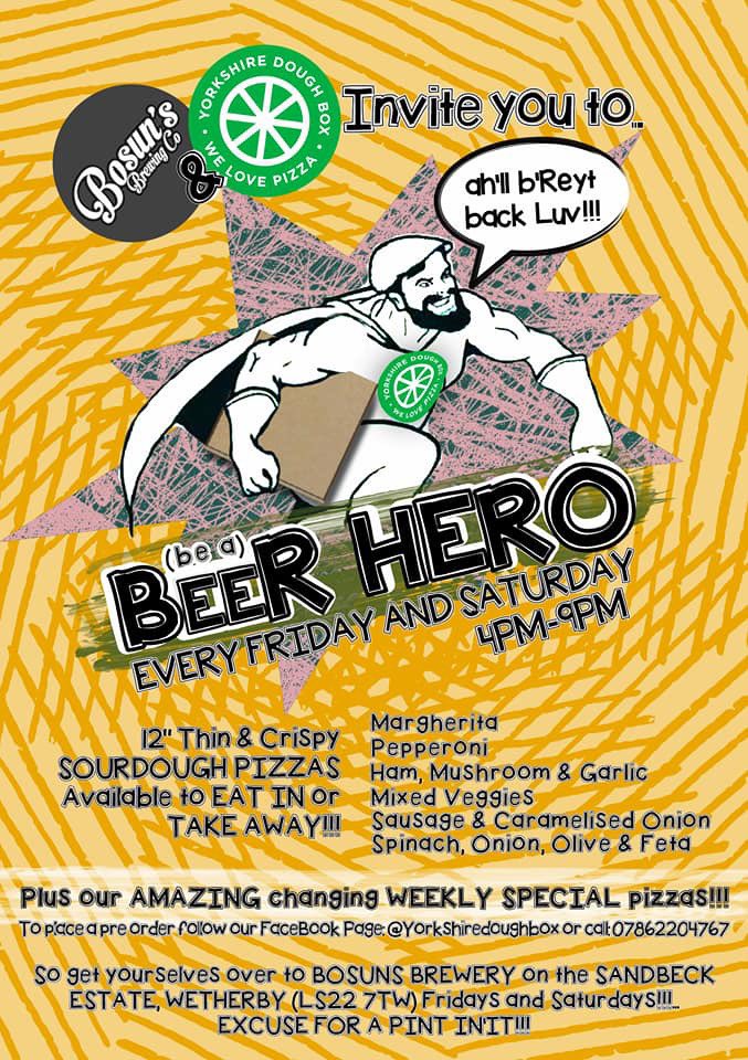 Homemade Pizza every Friday &amp; Saturday at The Tap.